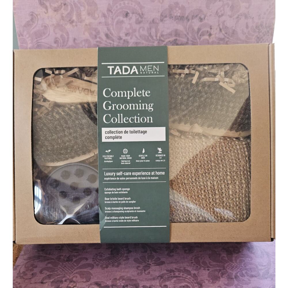TADA Men Natural Complete Grooming Collection 4-Piece Gift Set